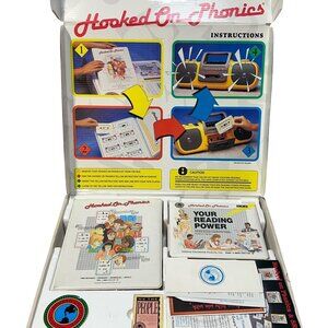 Vintage Hooked On Phonics Complete Set Reading Power Cassette Tapes New With Box